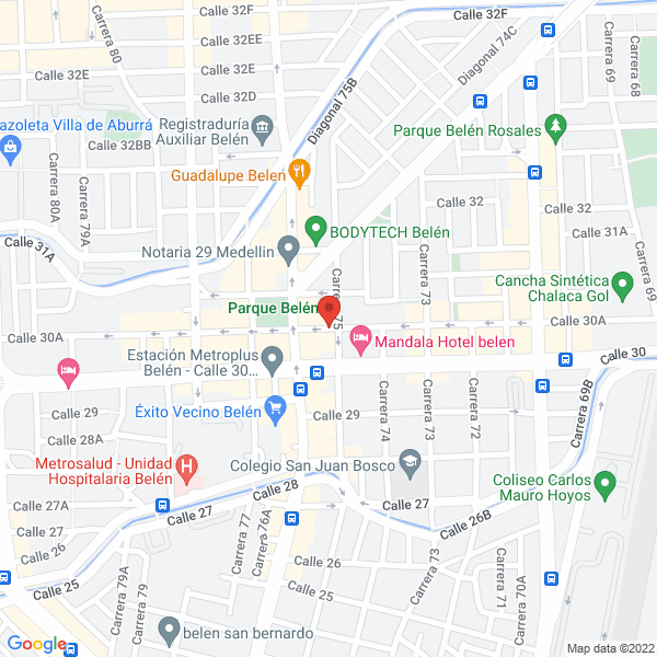Mapa de Parqueadero Cendiautos