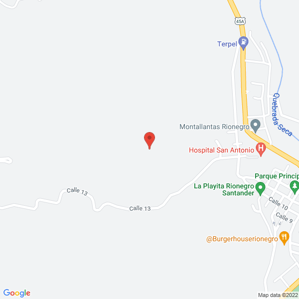 Mapa de Parqueadero El Hangar