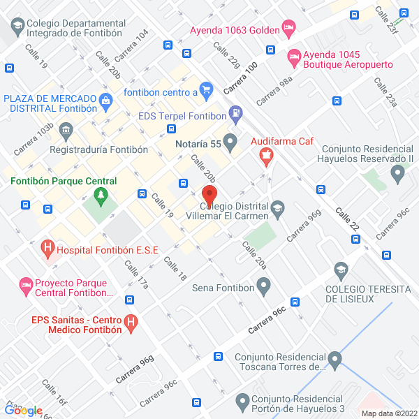 Mapa de Parqueadero La 97