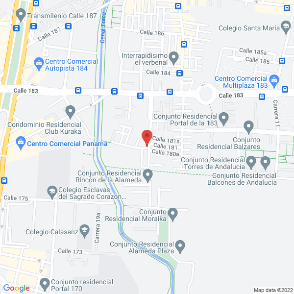 Mapa de Parqueadero Lamprea