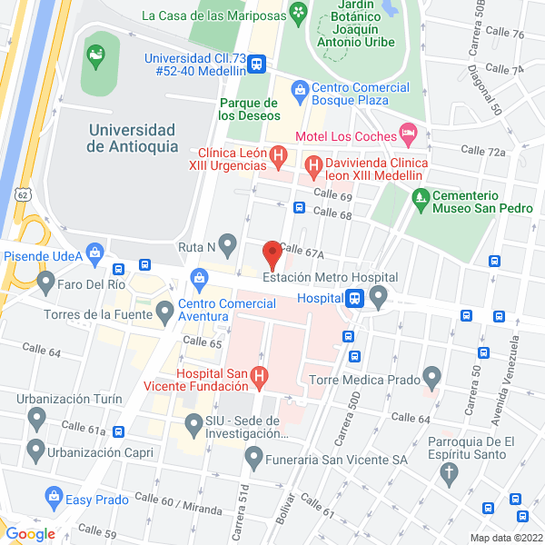 Mapa de Parqueadero Tiz