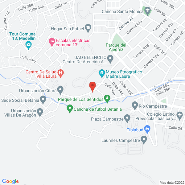 Mapa de Parqueadero Y Lavadero Nazareth