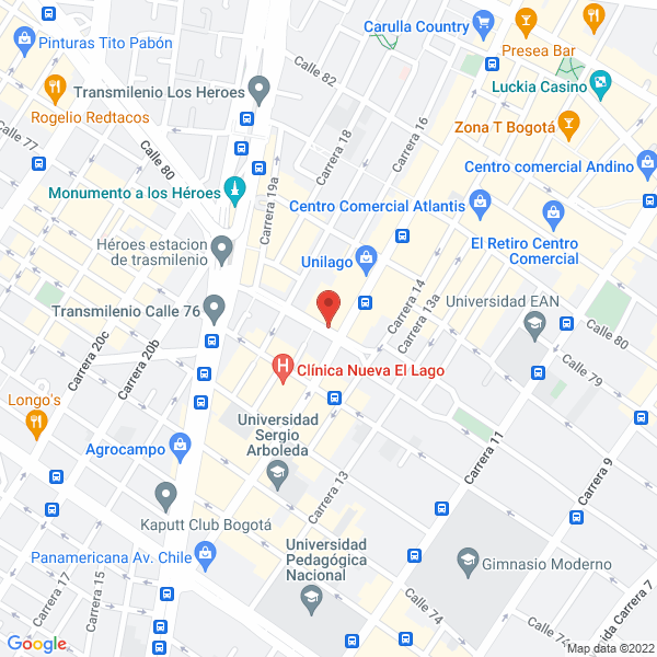 Mapa de Parqueaderos Ya S.A.S.