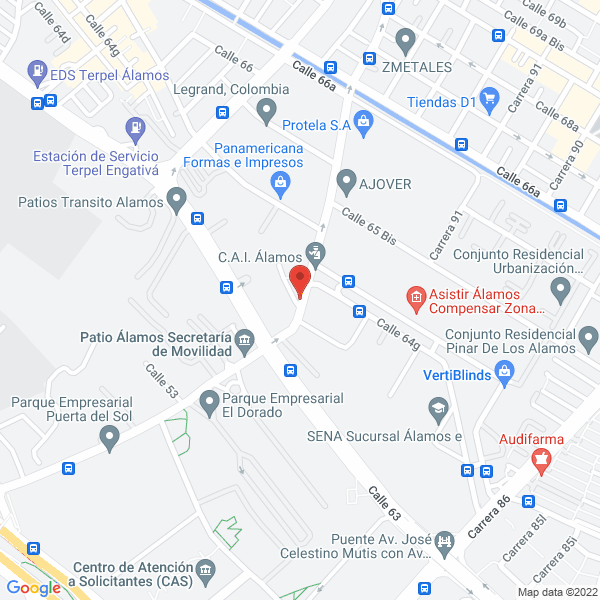 Mapa de Parra Páez Flor Marina