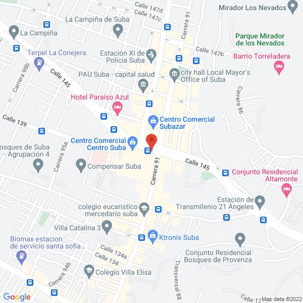 Mapa de Parrilla Café