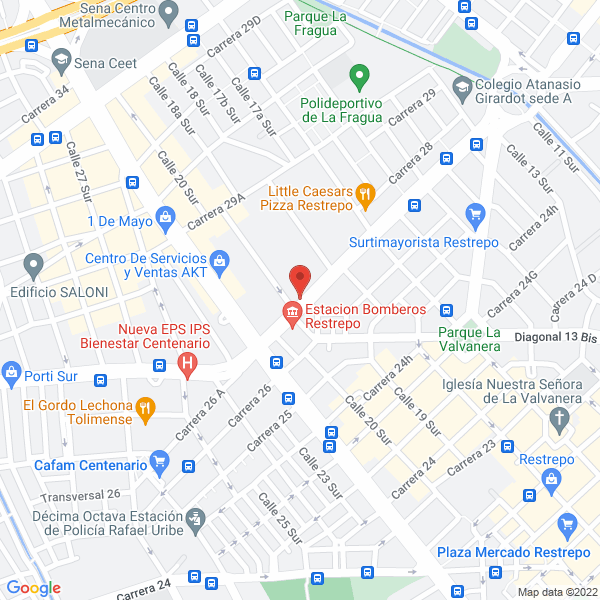 Mapa de Partes Gasol Diesel Ltda.
