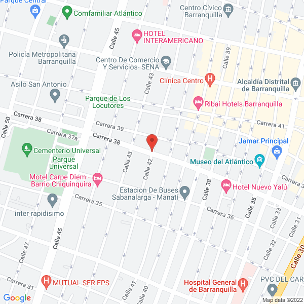 Map of Partes Y Repuestos Chevrolet Y CIA. S. En C.