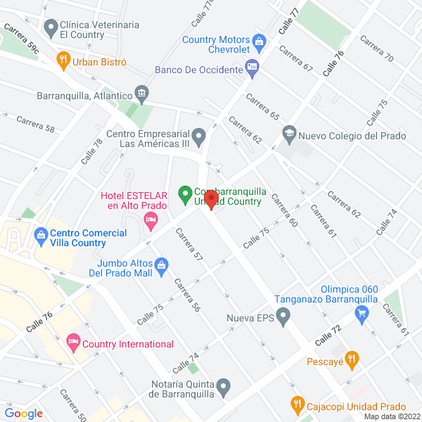 Map of Realab Ltda.