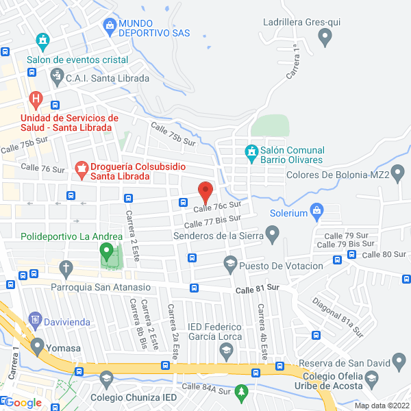 Mapa de Reciclaje Los Pérez S.A.S.
