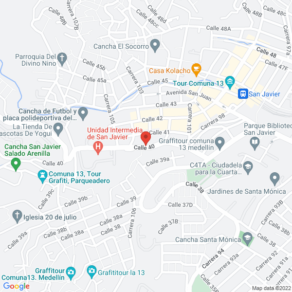 Mapa de Reciclamos La 40