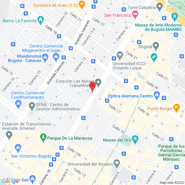 Mapa de Recobrando Ltda