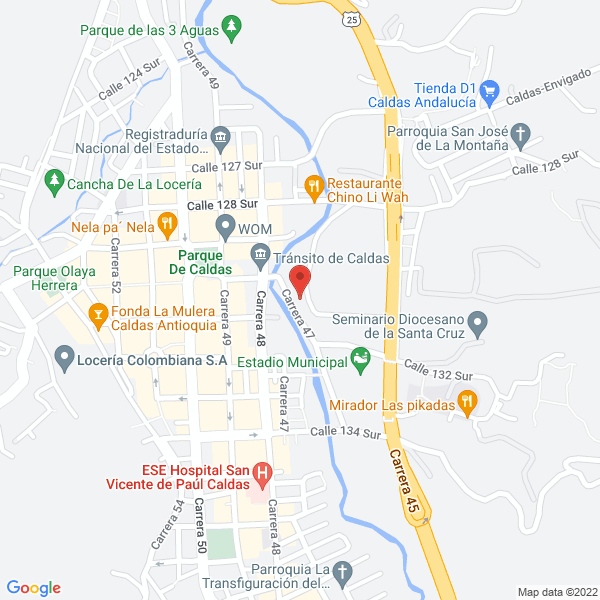 Mapa de Recreaciones El Tejo Cyf