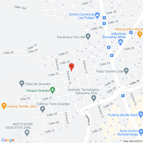 Map of Rectificadora El Bloque