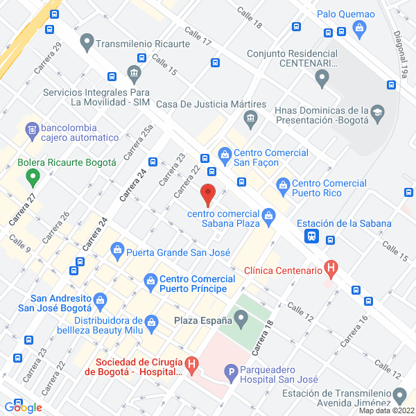Mapa de Recubrimientos Técnicos Retec E.U