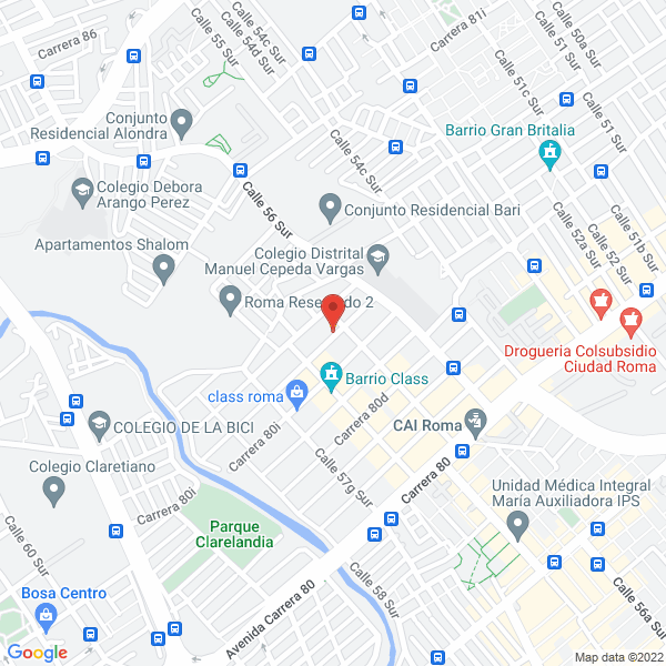 Mapa de Recuperación De Cartón Corrugado S.A.S.