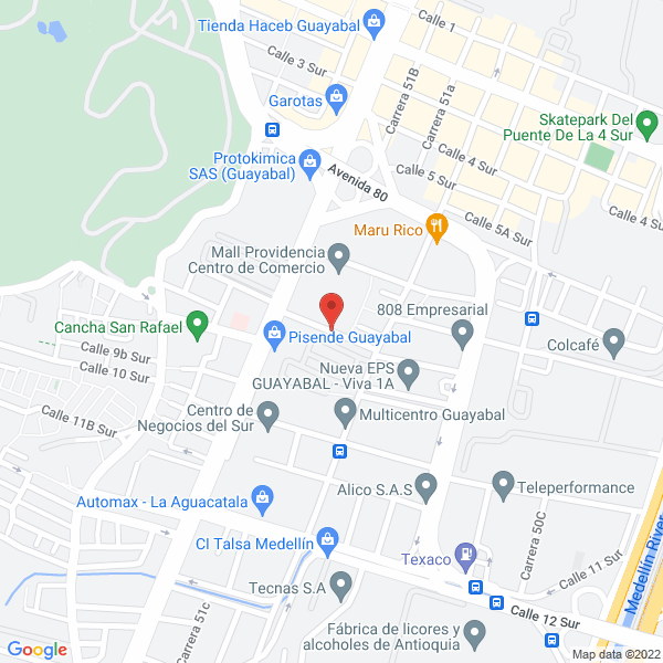 Mapa de Recya S.A.S
