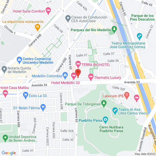 Mapa de Red Metrológica De Antioquia Ltda.