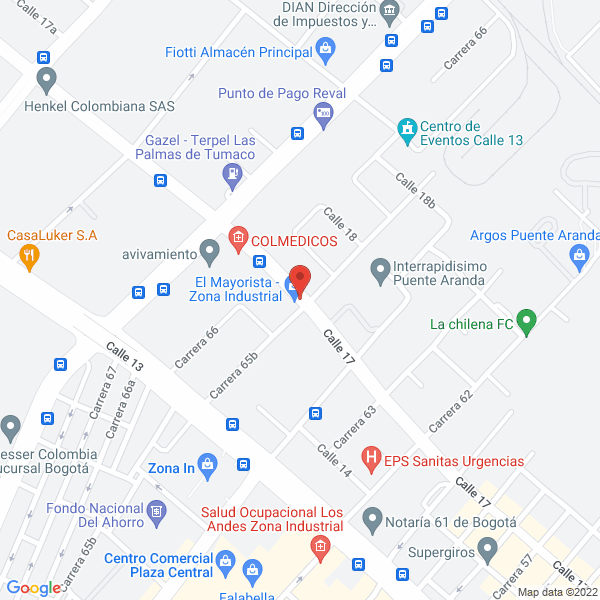 Mapa de Red Y Mar Pescadería & Cevichería