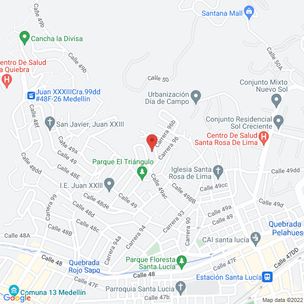 Mapa de Redes Hidrosanitarias Uribe López S.A.S