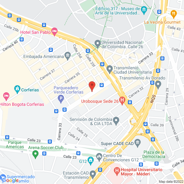 Mapa de Redinterdesign Ltda.