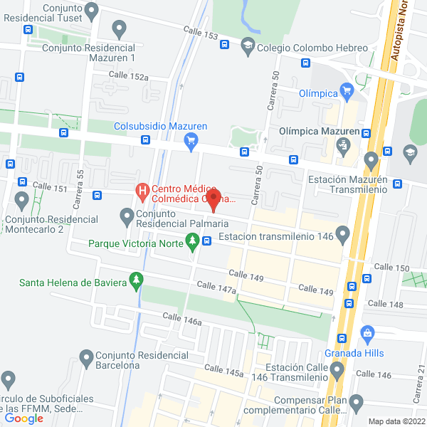 Mapa de Proyectos Y Servicios Metalmecanicos S.A.S.