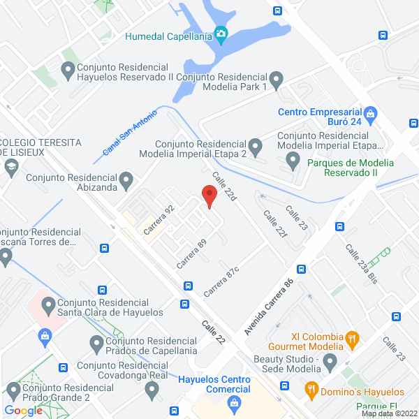 Mapa de Representaciones Mercury S.A.S.