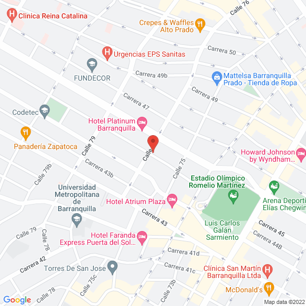 Map of Repuestos Y Frenos