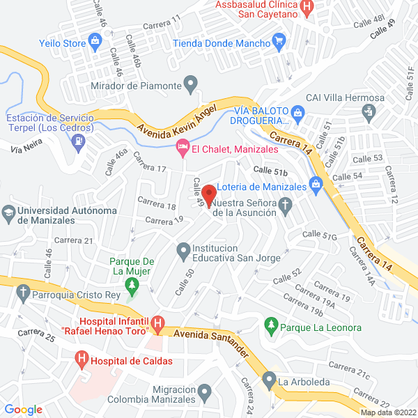 Map of Resane Para Madera Amarín