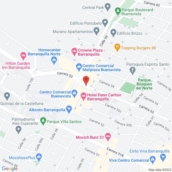 Map of Restaurante Al Arabi