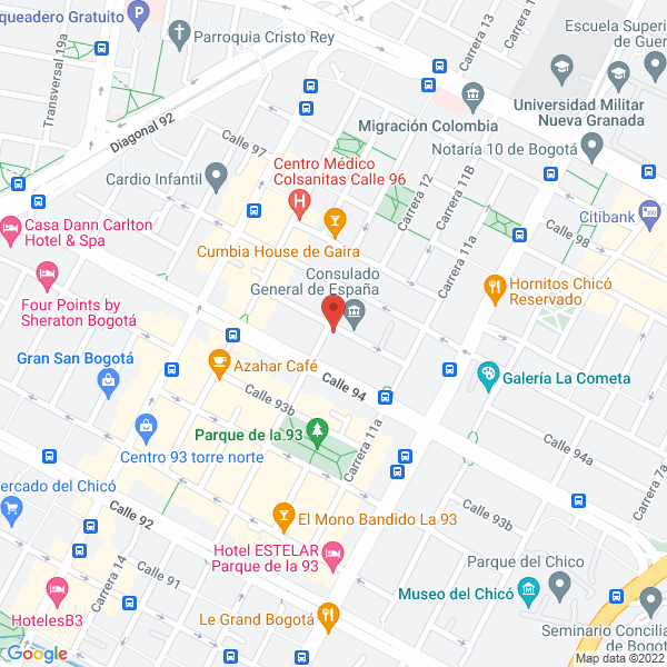Mapa de Restaurante Baggo
