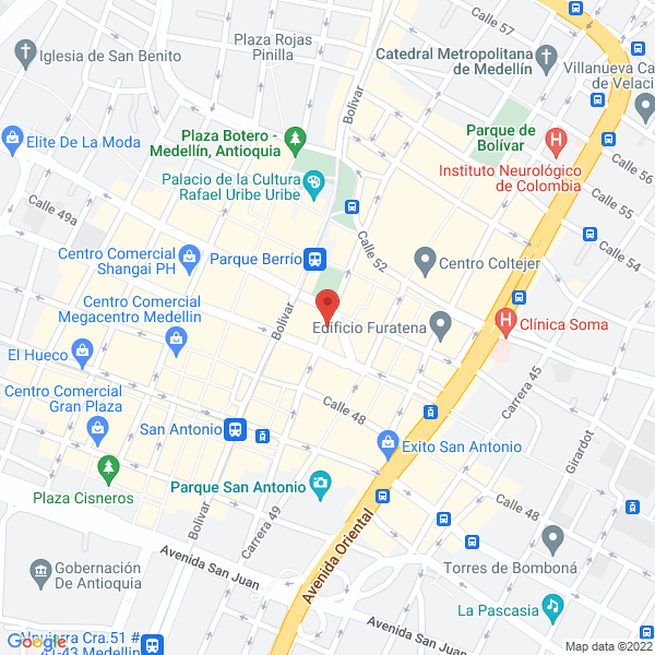 Mapa de Restaurante Bar Borsa