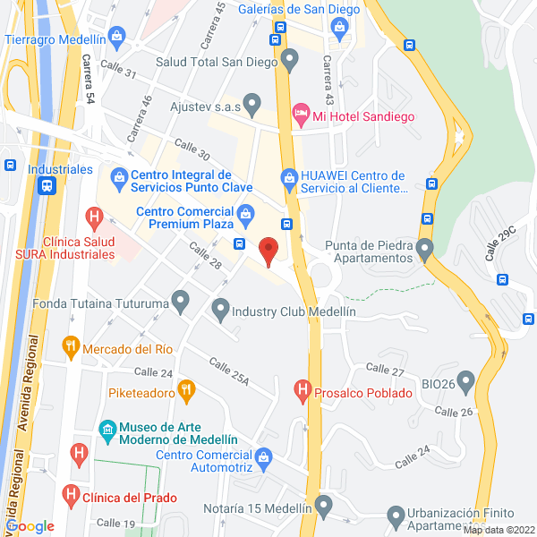 Mapa de Restaurante Bar Las Jotas