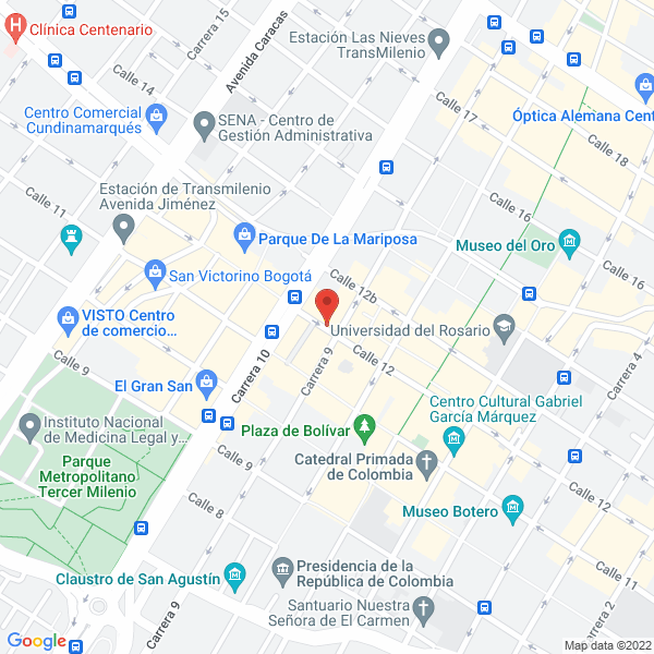 Mapa de Serviderecho Ltda