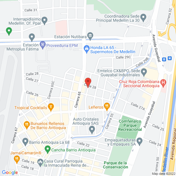 Mapa de Serviequipos Bobcat