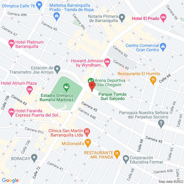 Map of Sieracom S.A.S.