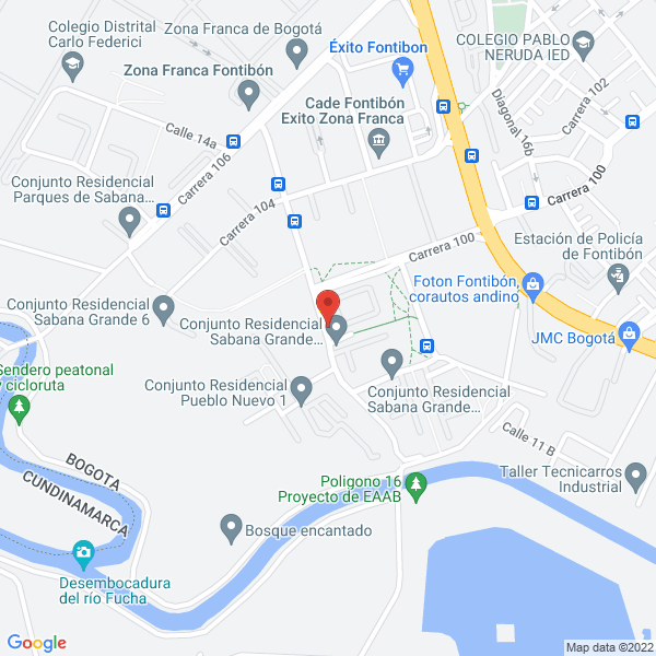 Mapa de Sierra Abogados Asesores