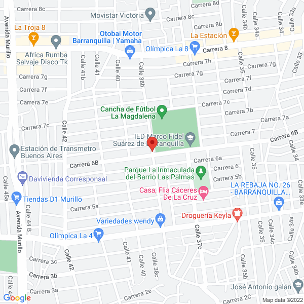Map of Refrigeración Reid