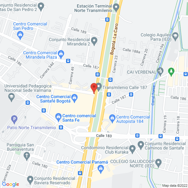 Mapa de Mototransportar S.A