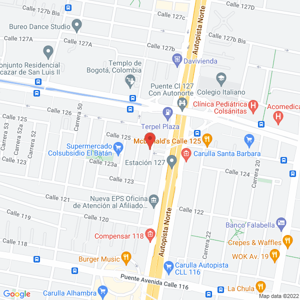 Mapa de Droguería J.R Pharma