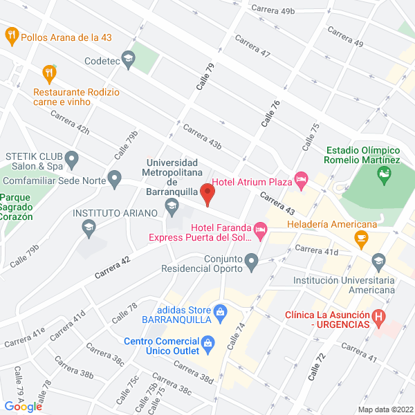 Map of Ortopédicos Futuro