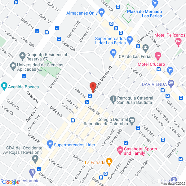 Mapa de Ortopédicos Rossy