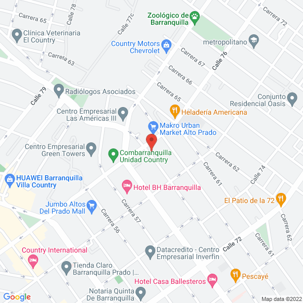 Map of Os Total S.A.S.
