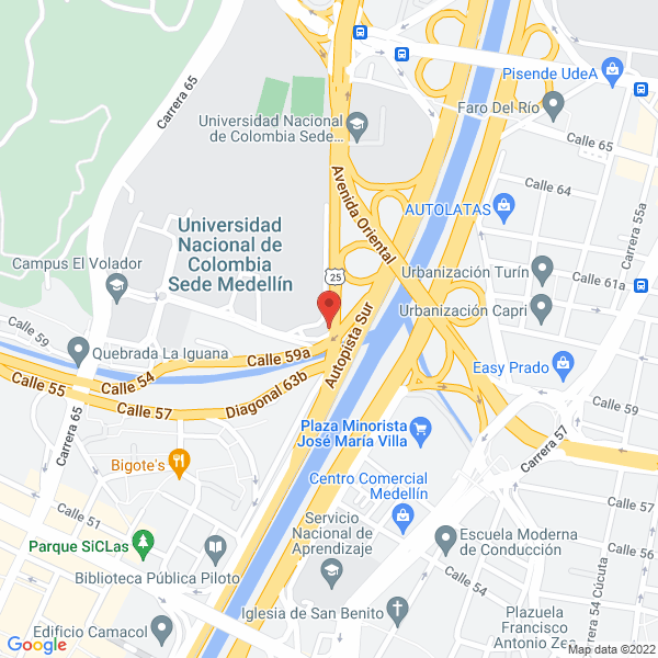 Mapa de Oscar Eduardo Gallego Instrumentos Musicales