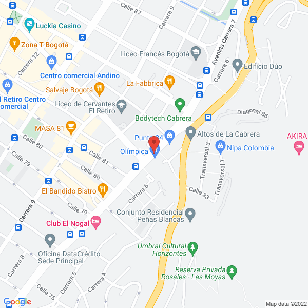 Mapa de Ospina Y Ospina Consultores