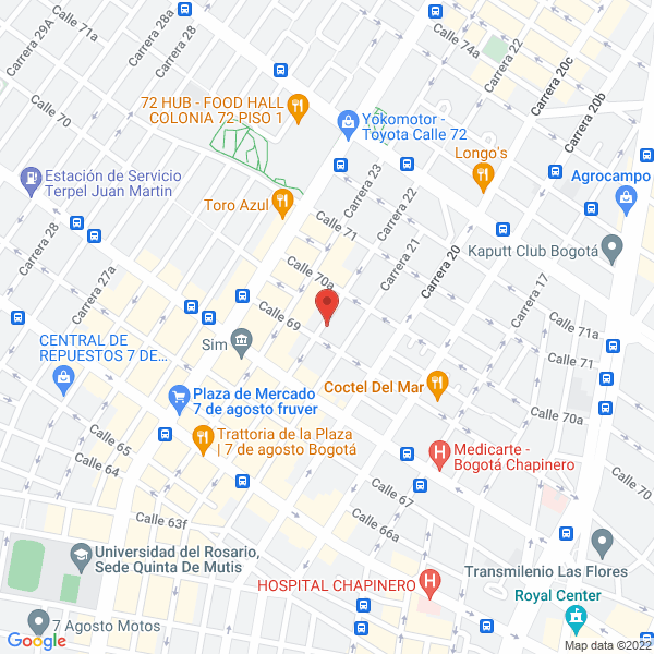 Mapa de Productora Y Distribuidora De Bebidas S.A.S.