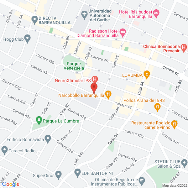 Map of Productos L Y P