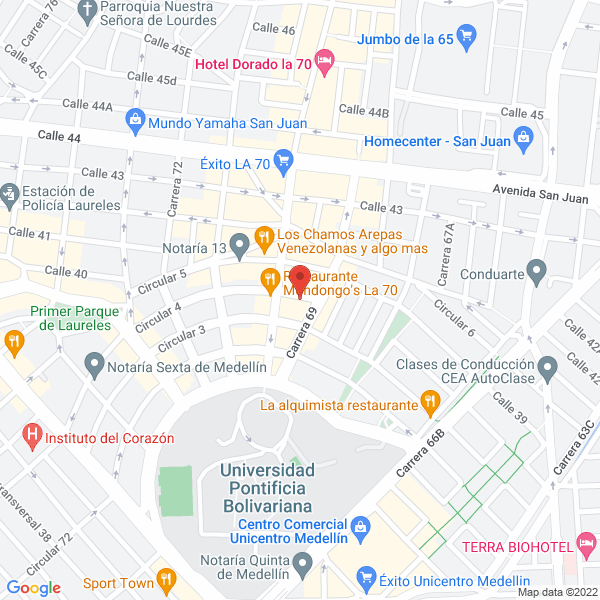 Mapa de Productos Lácteos Bonni Cream