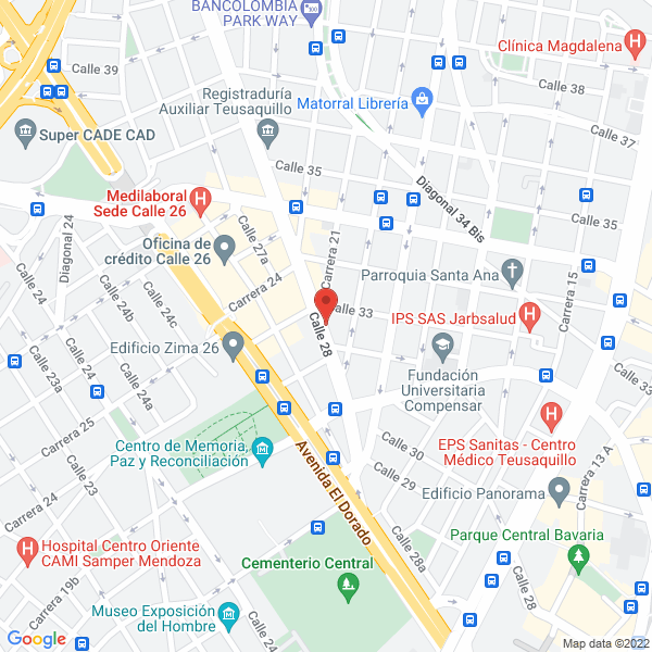 Mapa de Productos Lácteos El Diamante