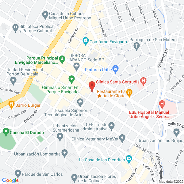 Mapa de Restaurante Chispin