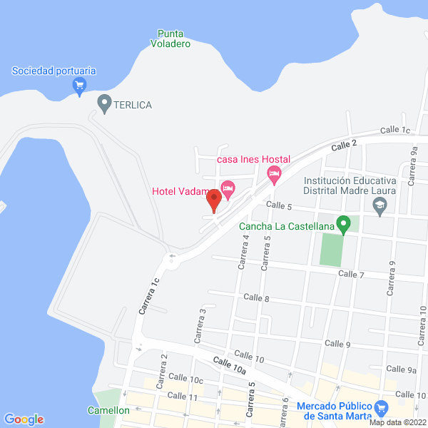 Map of Amalia S.A.S.